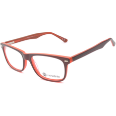 meineBrille 04-69000-01, Braun/Rot Matt links