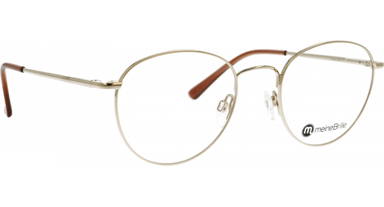 meineBrille 04-20200-01 Gold glänzend Schrägansicht rechts - Ansicht 5