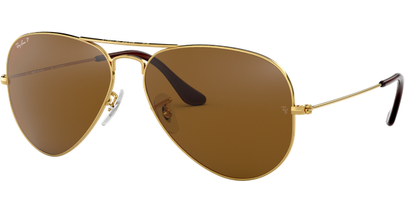 Ray-Ban Aviator Classic RB3025 001/57 Gold/Braun  62 - LARGE - Ansicht 2