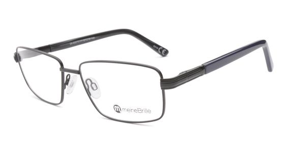 meineBrille 04-69070-01, Schwarz/Dunkel Blau links - Ansicht 4