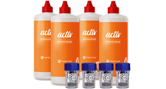 meineLinse activ Peroxidlösung 4x360ml - Ansicht 2