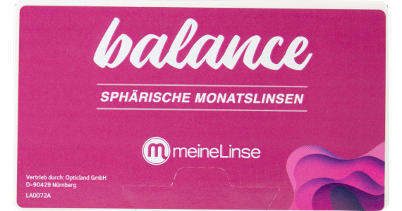 meineLinse balance sphärische Monatslinsen 3er