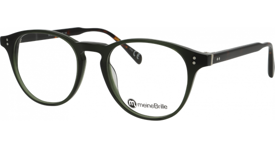 meineBrille 04-30070-01, Dunkelgrün/Havanna - Ansicht 3