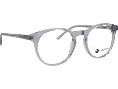 meineBrille 04-30100-01, Hellgrau/Transparent - Ansicht 4