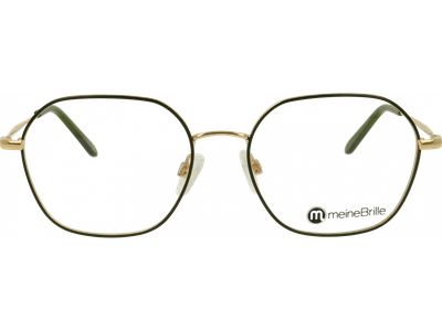meineBrille Brille Unisex meineBrille 04-30000-02 Dunkelgrün/ Gold Ansicht 2