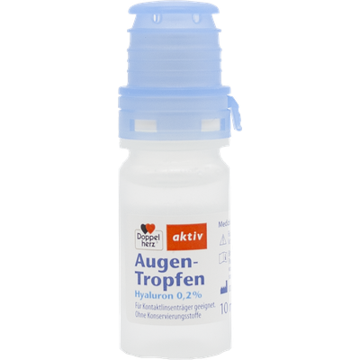  Doppelherz Augentropfen mit Hyaluron 0,2% - 10ml Flasche Ansicht 2