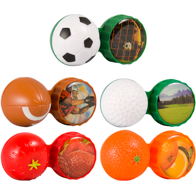  3D-Linsenbehälter Football Ansicht 2