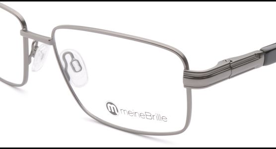 meineBrille 04-69070-02, Dunkel Gun/Schwarz nah - Ansicht 4