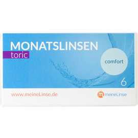 Monatslinsen Torisch meineLinse Monatslinsen comfort toric 6er