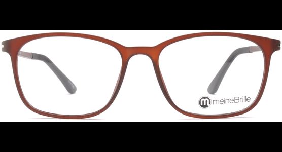 meineBrille 04-69120-02, Dunkel Braun Matt front - Ansicht 3