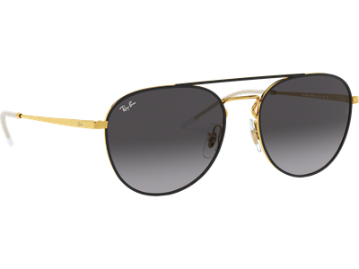 Ray-Ban RB3589 Glänzend Schwarz / Verlauf Grau 90548G 55 - Ansicht 5