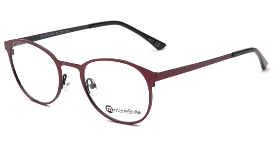 meineBrille 04-79000-01, Rot/Schwarz Matt links - Ansicht 2