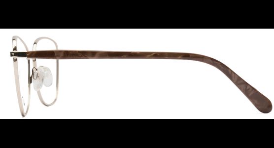 meineBrille 04-06030-02, Gold/Nougat Seite - Ansicht 4