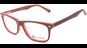 meineBrille 04-69000-01, Braun/Rot Matt