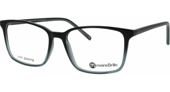 meineBrille 04-30020-01 Schwarz / Blau glänzend - Ansicht 2
