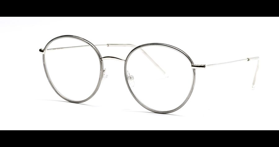 FRAIMS Brille Herren FRAIMS 03-97210-02 Charlie, Granitgrau marmoriert/Silber Ansicht 1