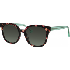 meineBrille Sonnenbrille Damen meineBrille 14-46140-01 havanna-pink/grün