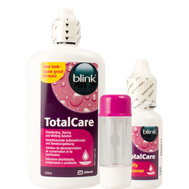 Blink Total Care Twin Pack Flaschen und Kontaktlinsenbehälter